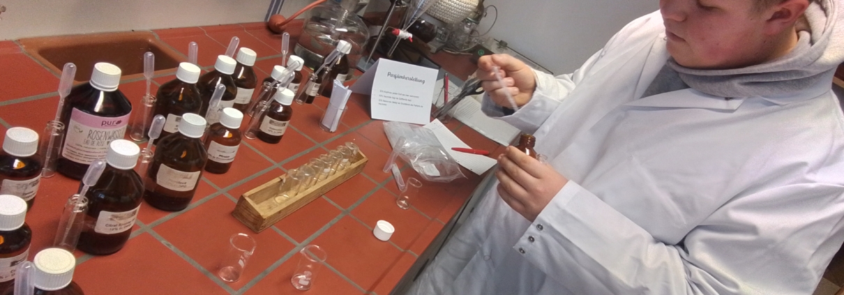 Fachkenntnisse im Bereich Chemie, Projekttag im ABI-Lab